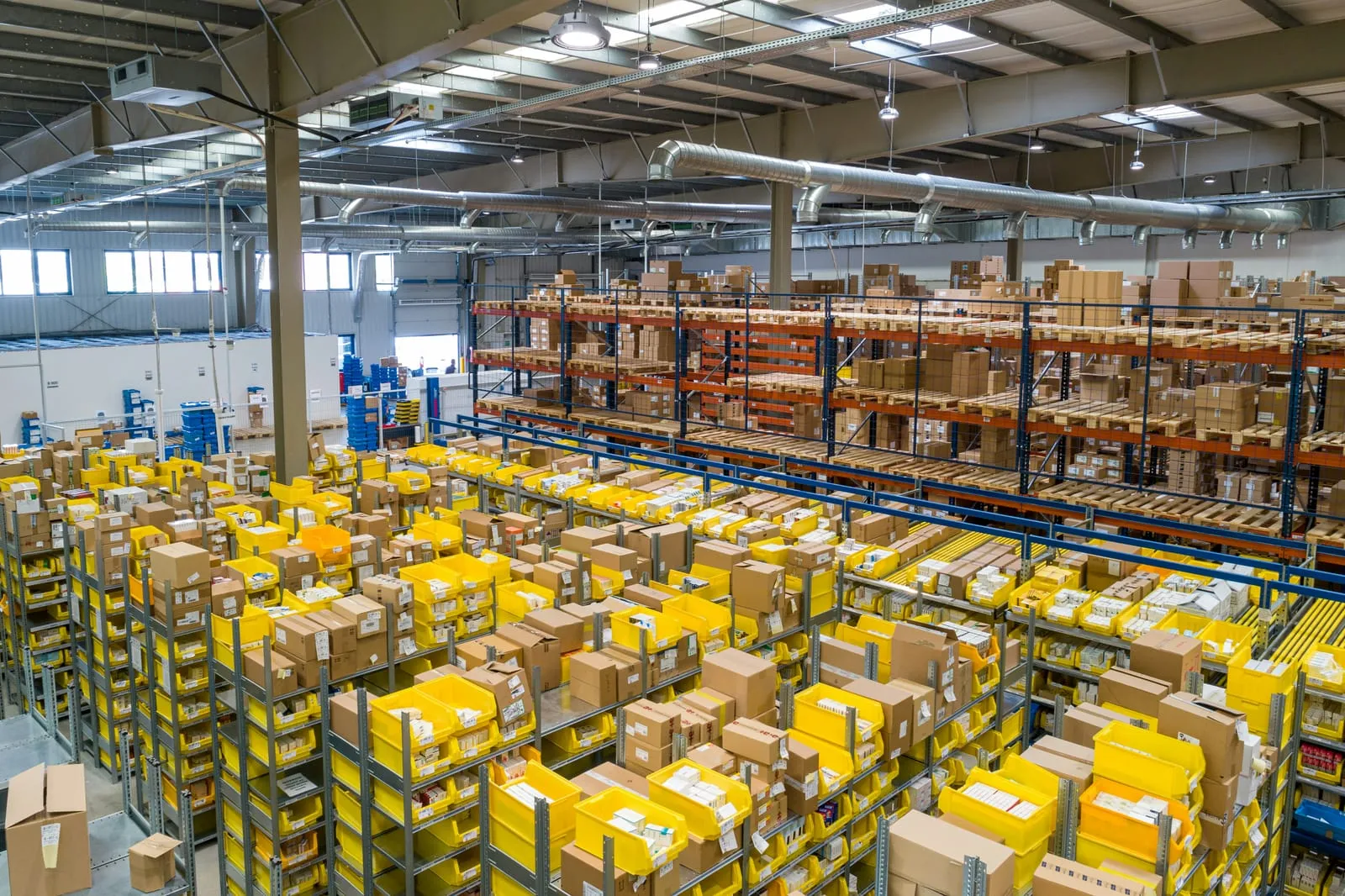 Factory floor and machining equipment